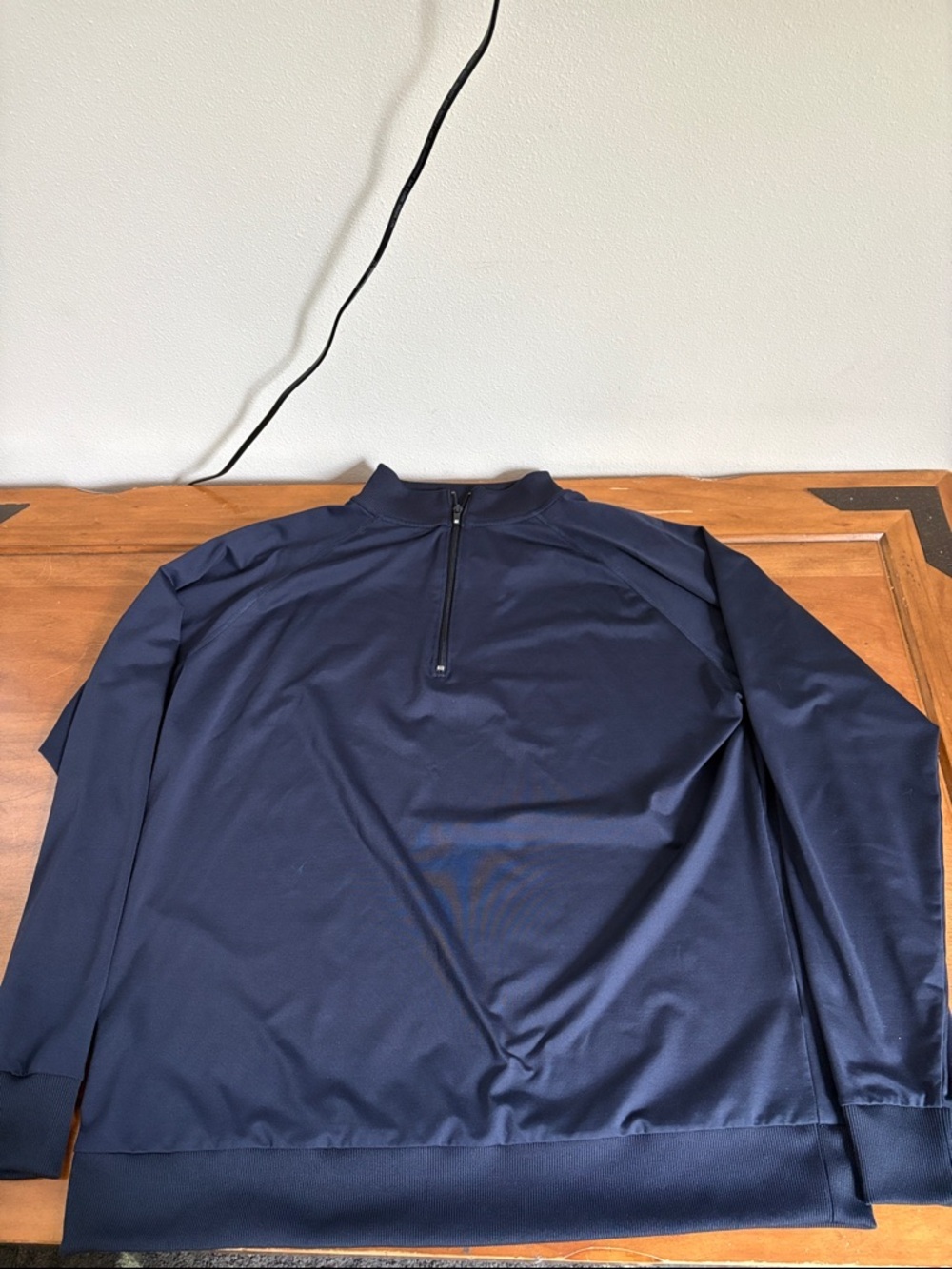 FootJoy Nylon Navy Half-Zip Pullover Size XXL - Picture 5 of 13